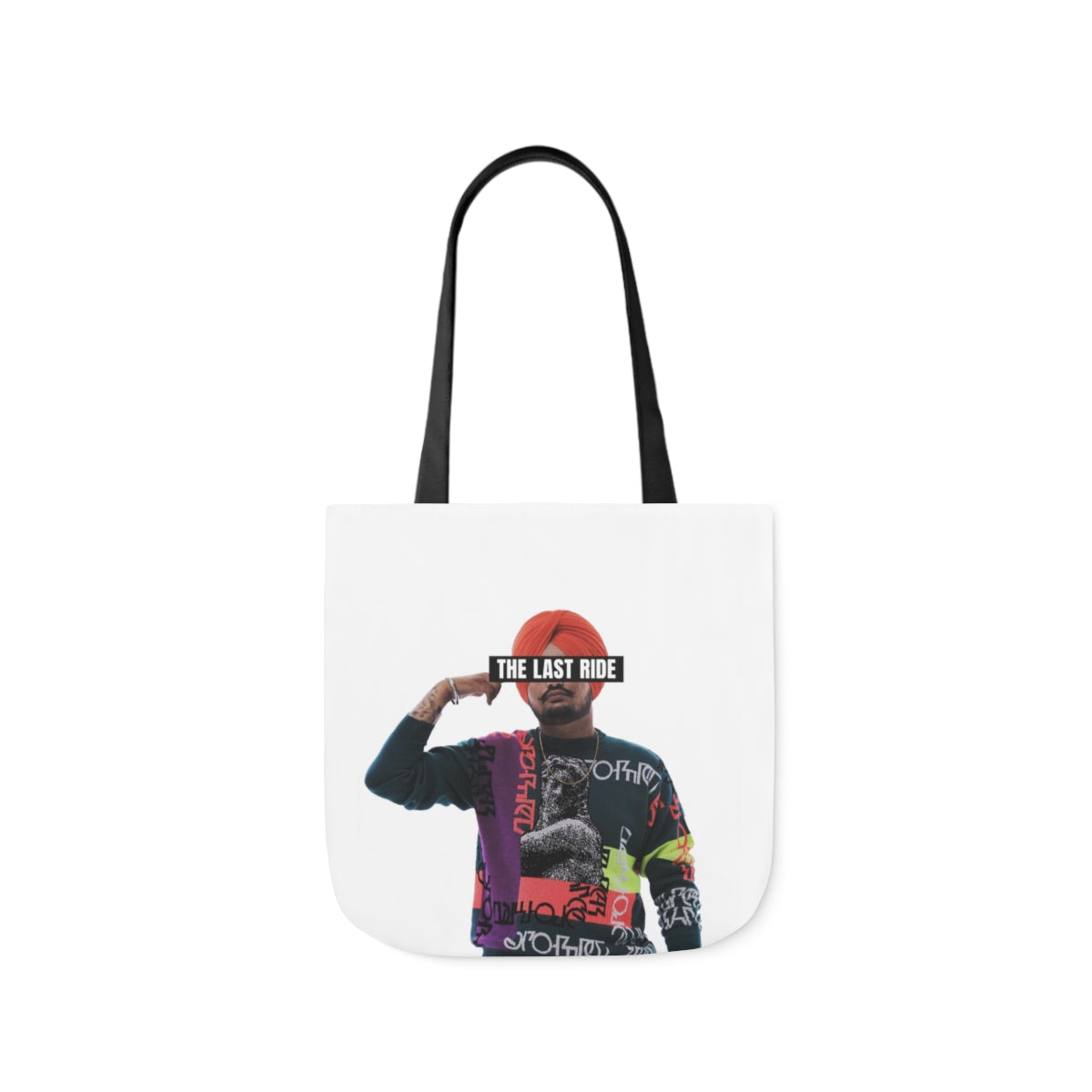 Tribute to Sidhu Moosewala Polyester Canvas Tote Bag