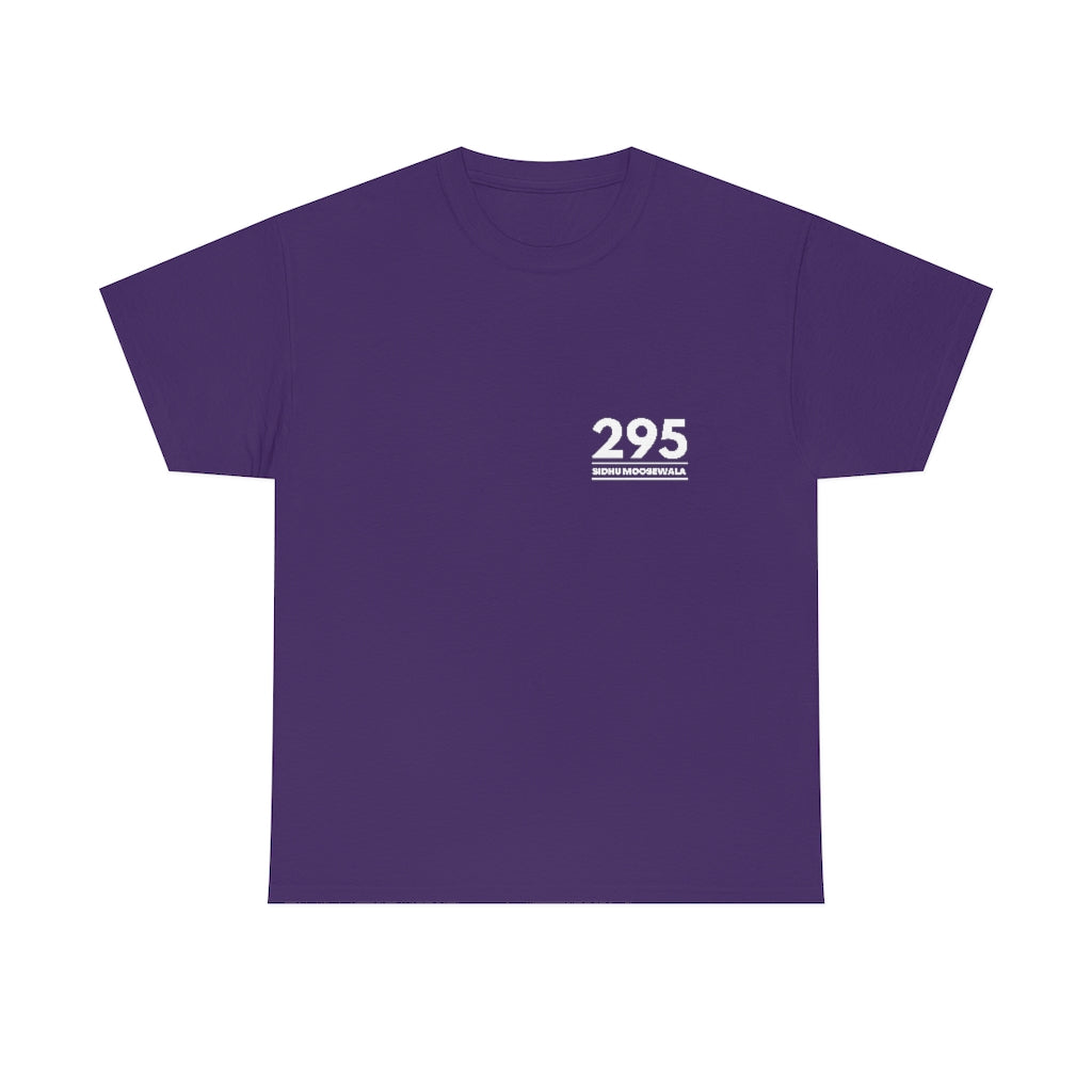Moosewala 295 (white) Unisex Cotton Tee