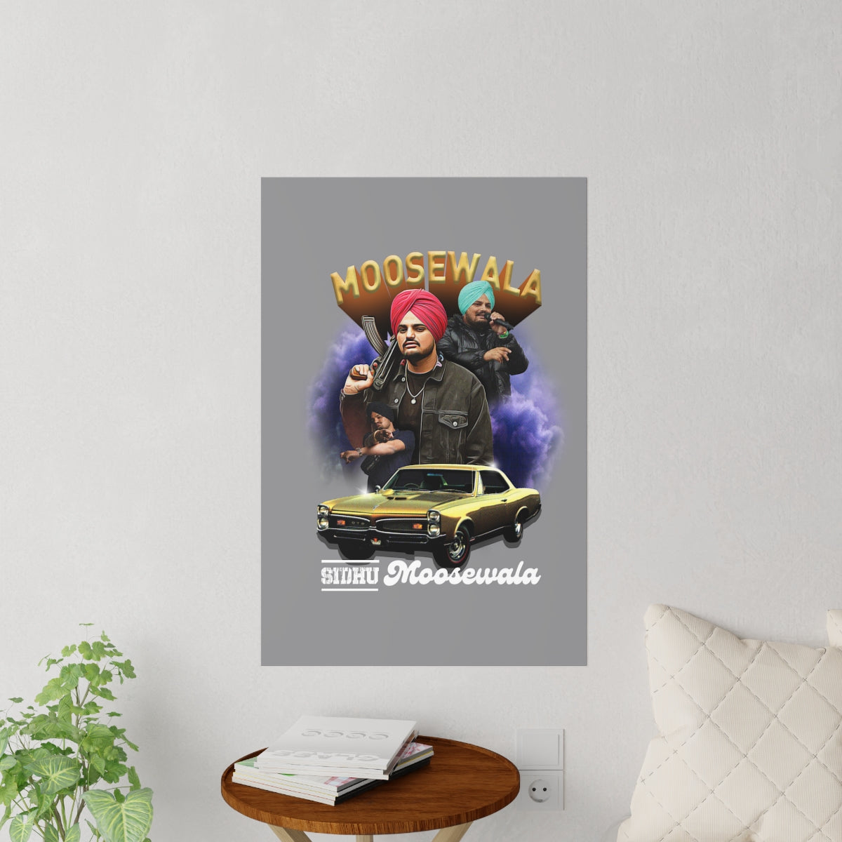 Sidhu Moosewala Wall Decal