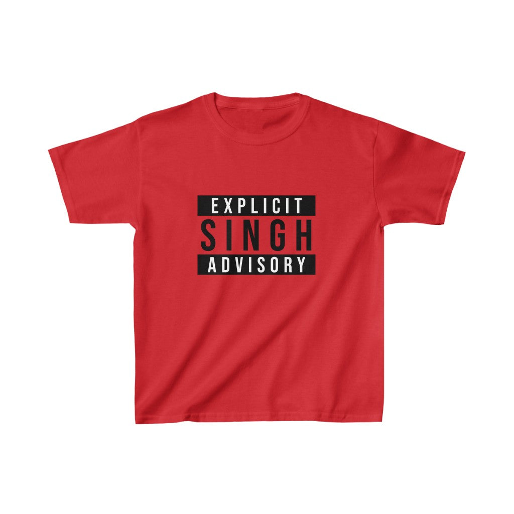 Explicit Singh Advisory Kids Heavy Cotton™ Tee