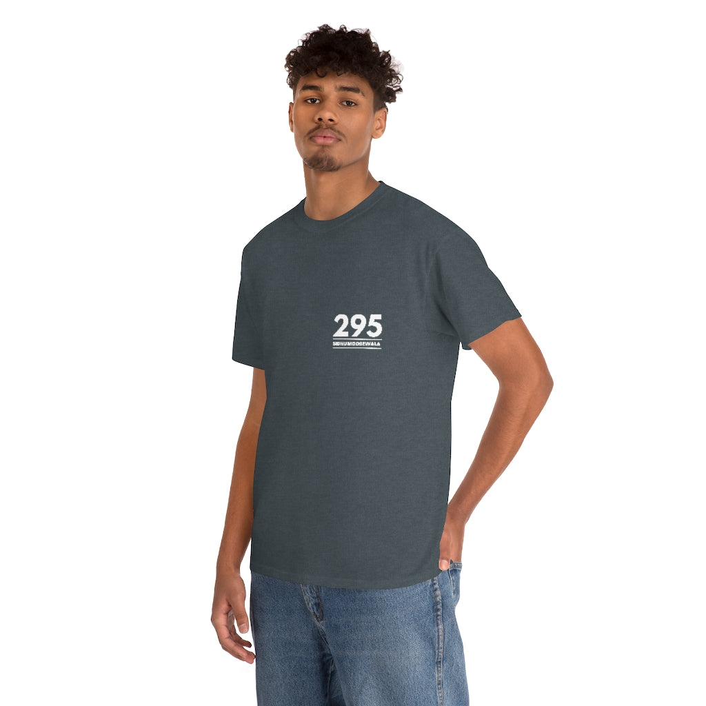 Moosewala 295 (white) Unisex Cotton Tee