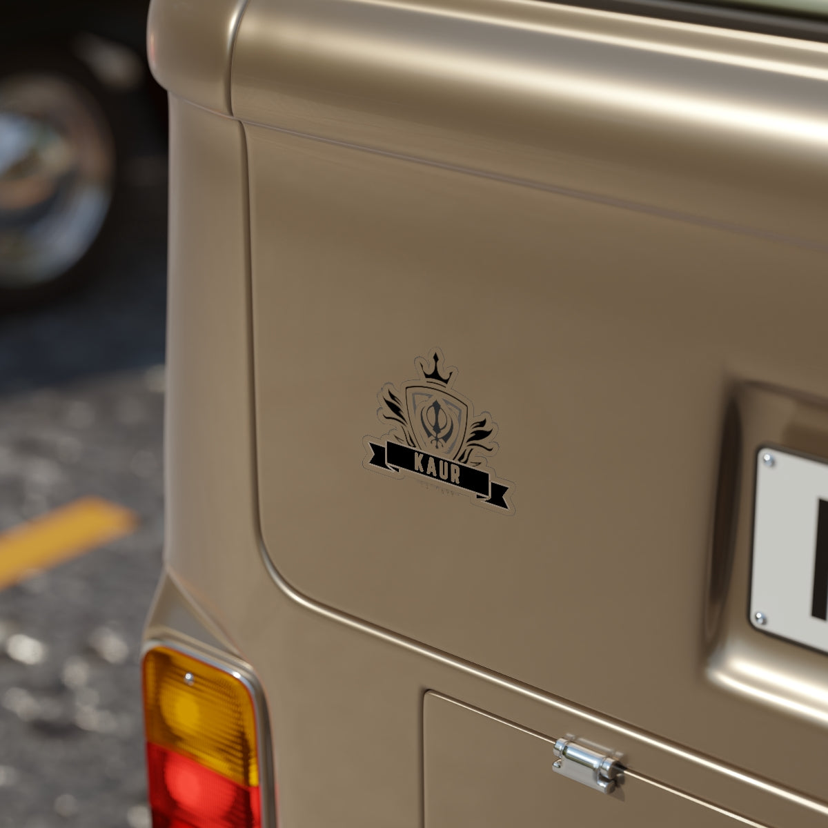 Kaur Since 1699 Transparent Outdoor Sticker, 1pcs