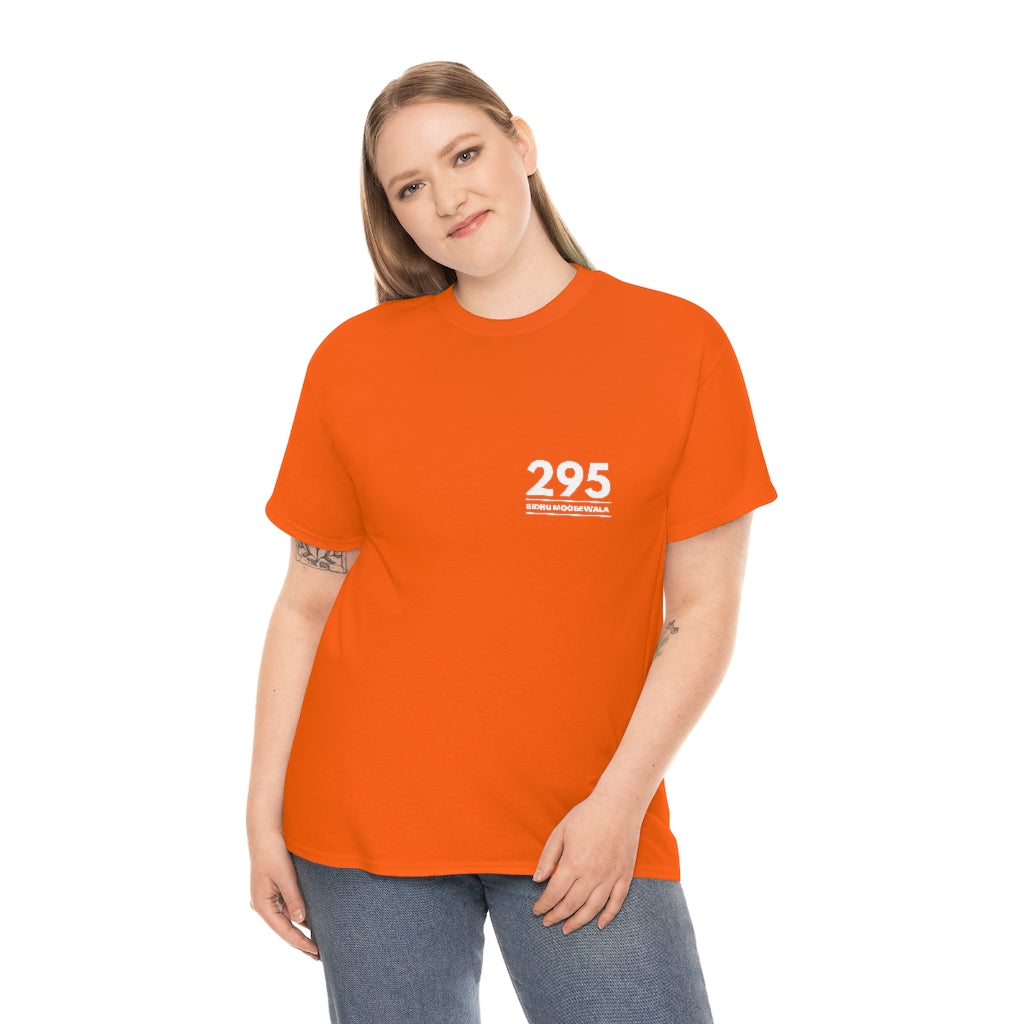 Moosewala 295 (white) Unisex Cotton Tee