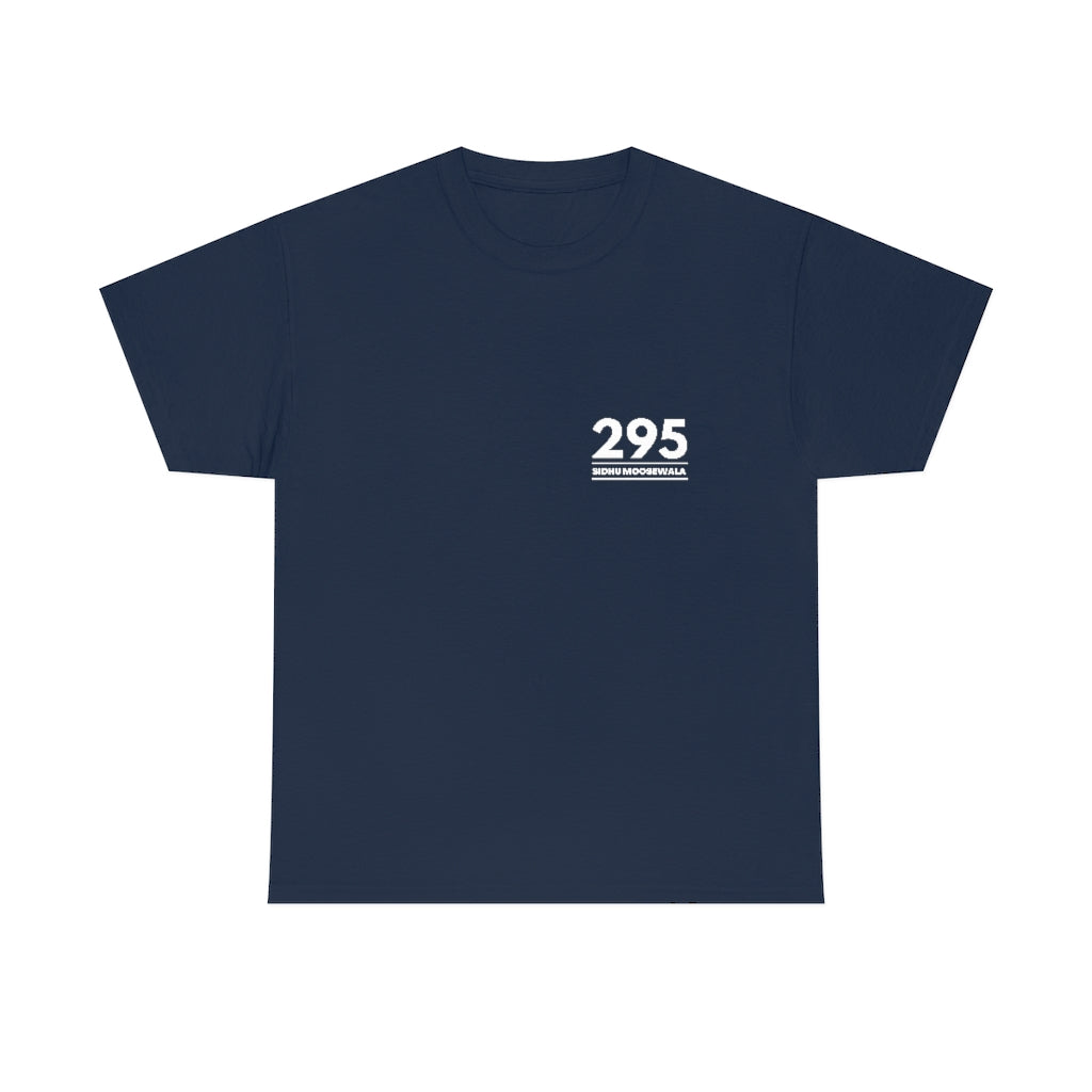 Moosewala 295 (white) Unisex Cotton Tee
