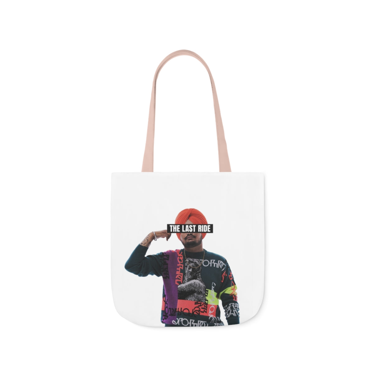 Tribute to Sidhu Moosewala Polyester Canvas Tote Bag