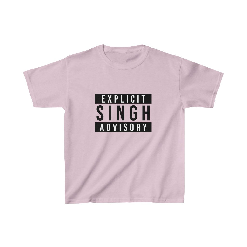 Explicit Singh Advisory Kids Heavy Cotton™ Tee