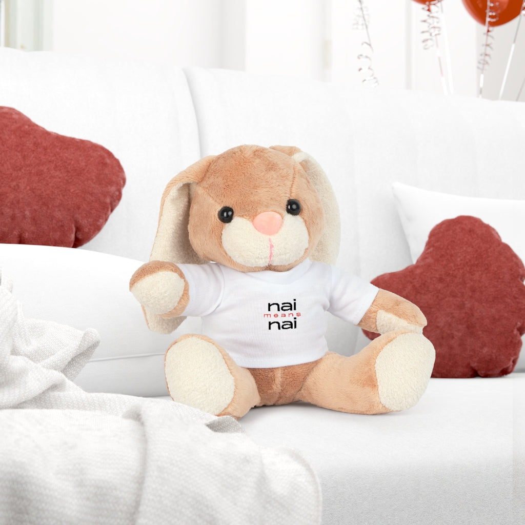 Nai means Nai - Plush Toy with T-Shirt