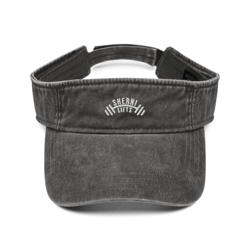 Sherni Lifts Denim visor