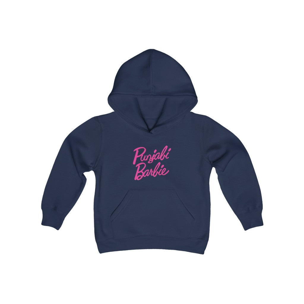 Punjabi Barbie - Youth Heavy Blend Hooded Sweatshirt