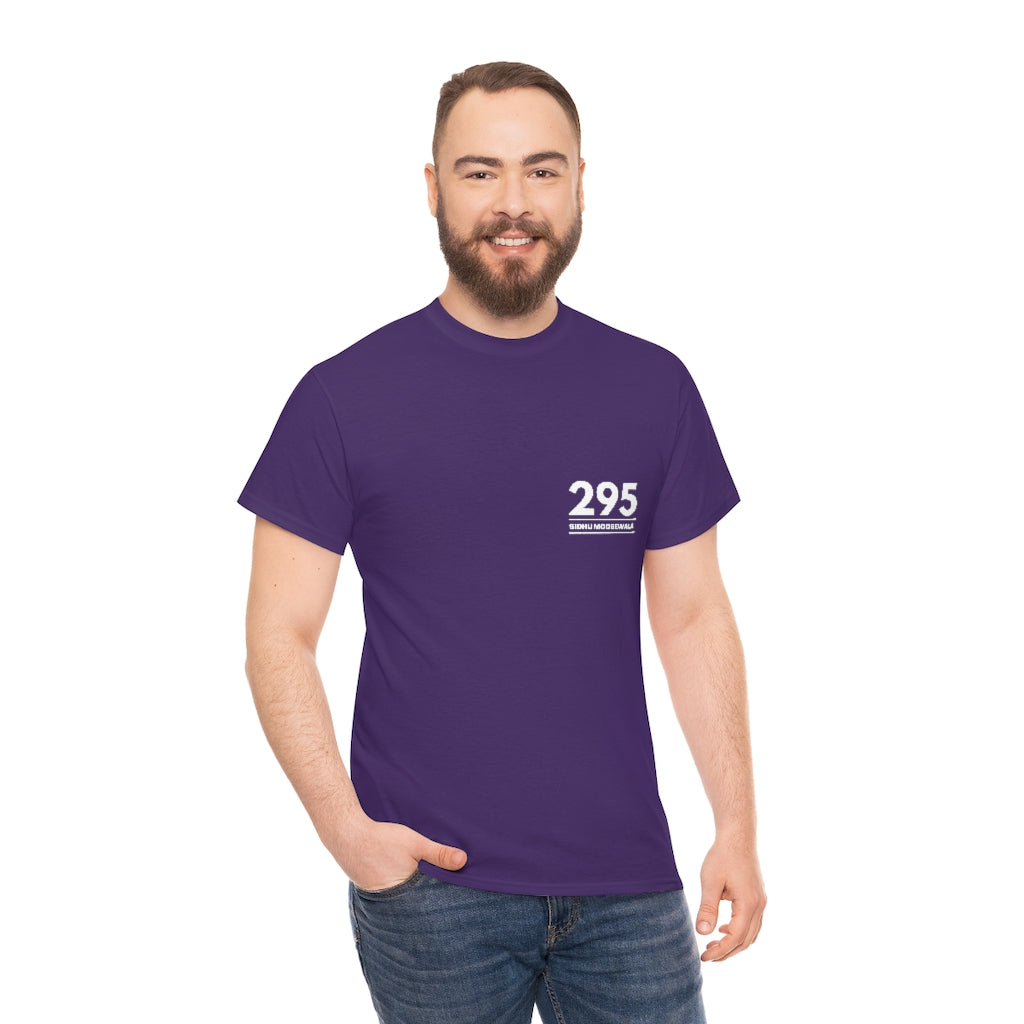 Moosewala 295 (white) Unisex Cotton Tee