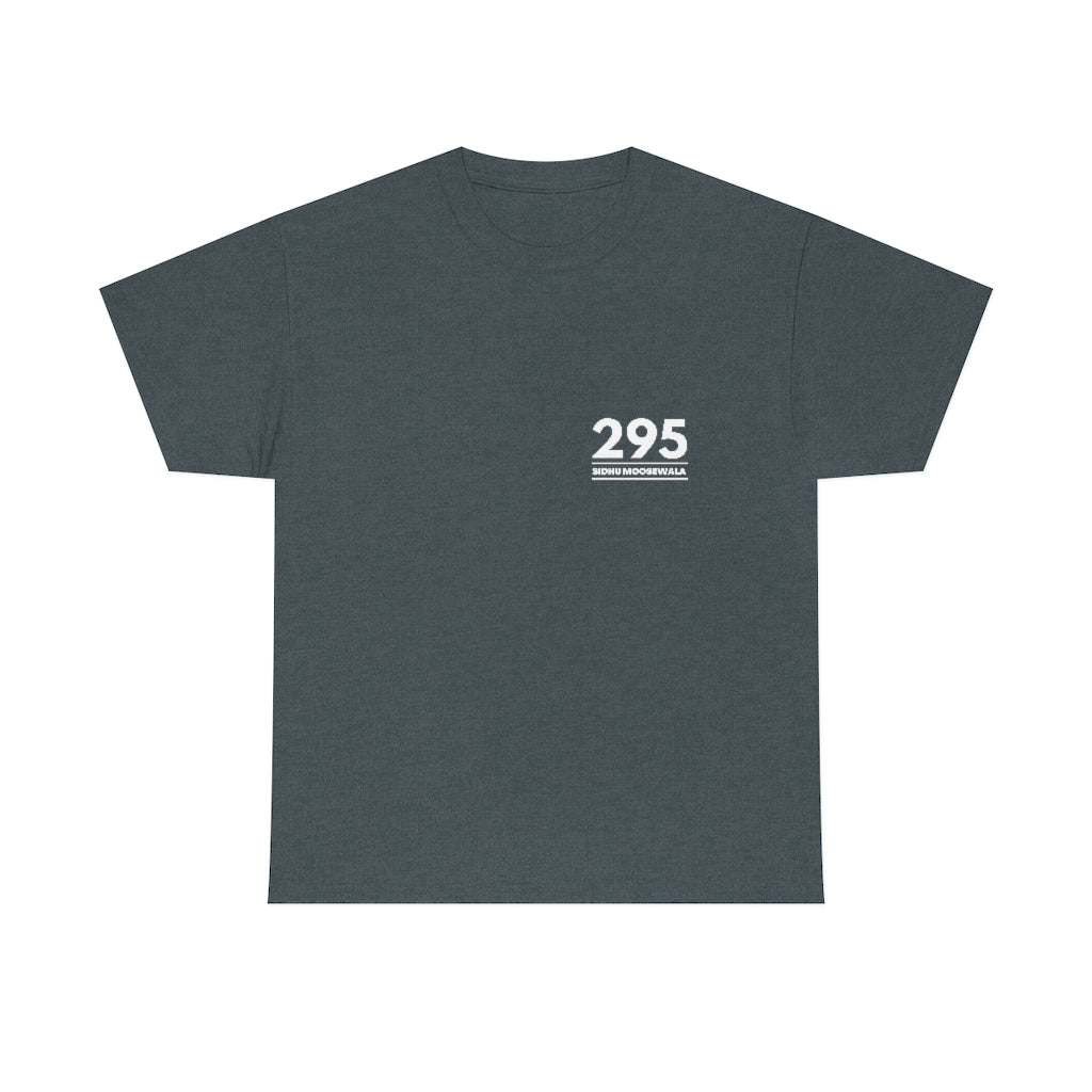 Moosewala 295 (white) Unisex Cotton Tee