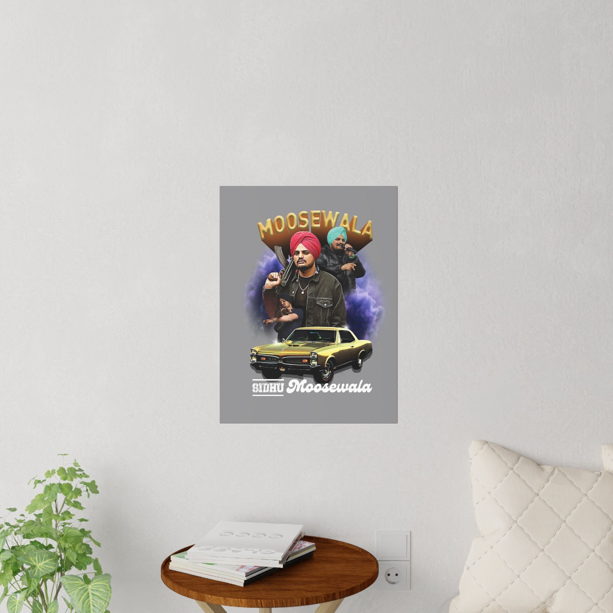 Sidhu Moosewala Wall Decal