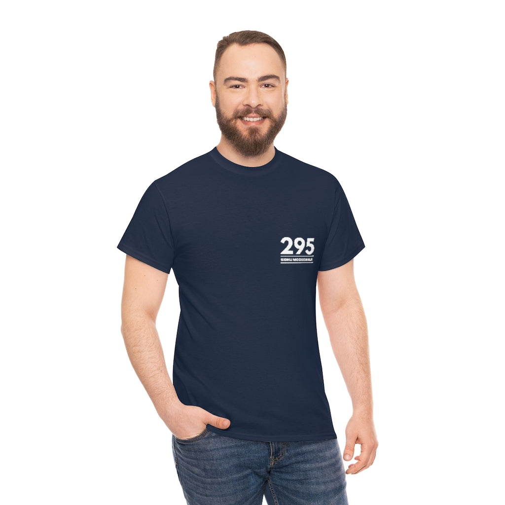Moosewala 295 (white) Unisex Cotton Tee