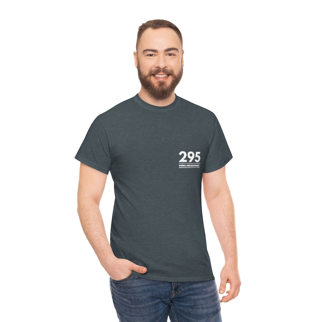 Moosewala 295 (white) Unisex Cotton Tee