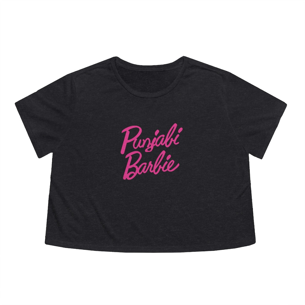 Punjabi Barbie Women's Flowy Cropped Tee