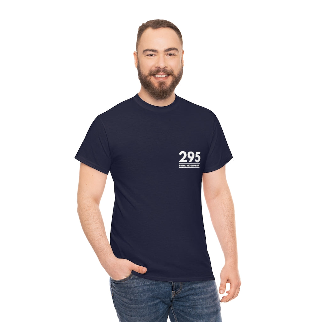 Moosewala 295 (white) Unisex Cotton Tee