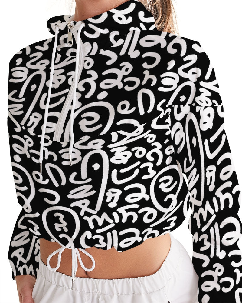 SIKHing |Seeking| Collection Women's Cropped Windbreaker