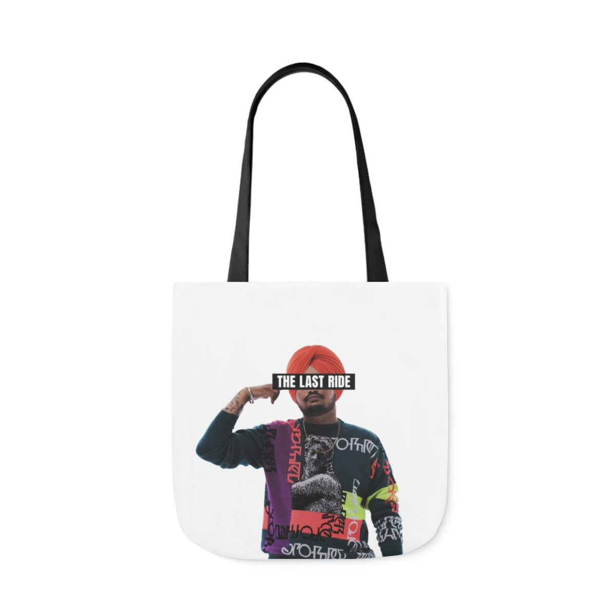 Tribute to Sidhu Moosewala Polyester Canvas Tote Bag