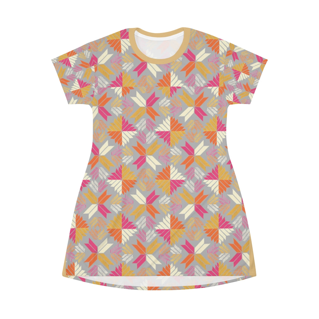 Phulkari Collection T-Shirt Dress