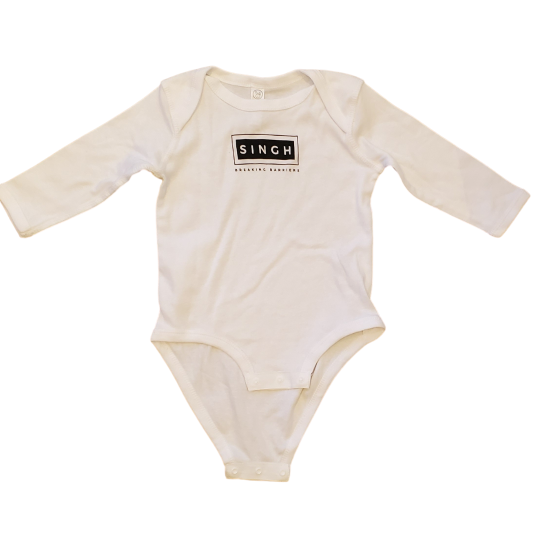 Baby Singh Onesie in Black and White