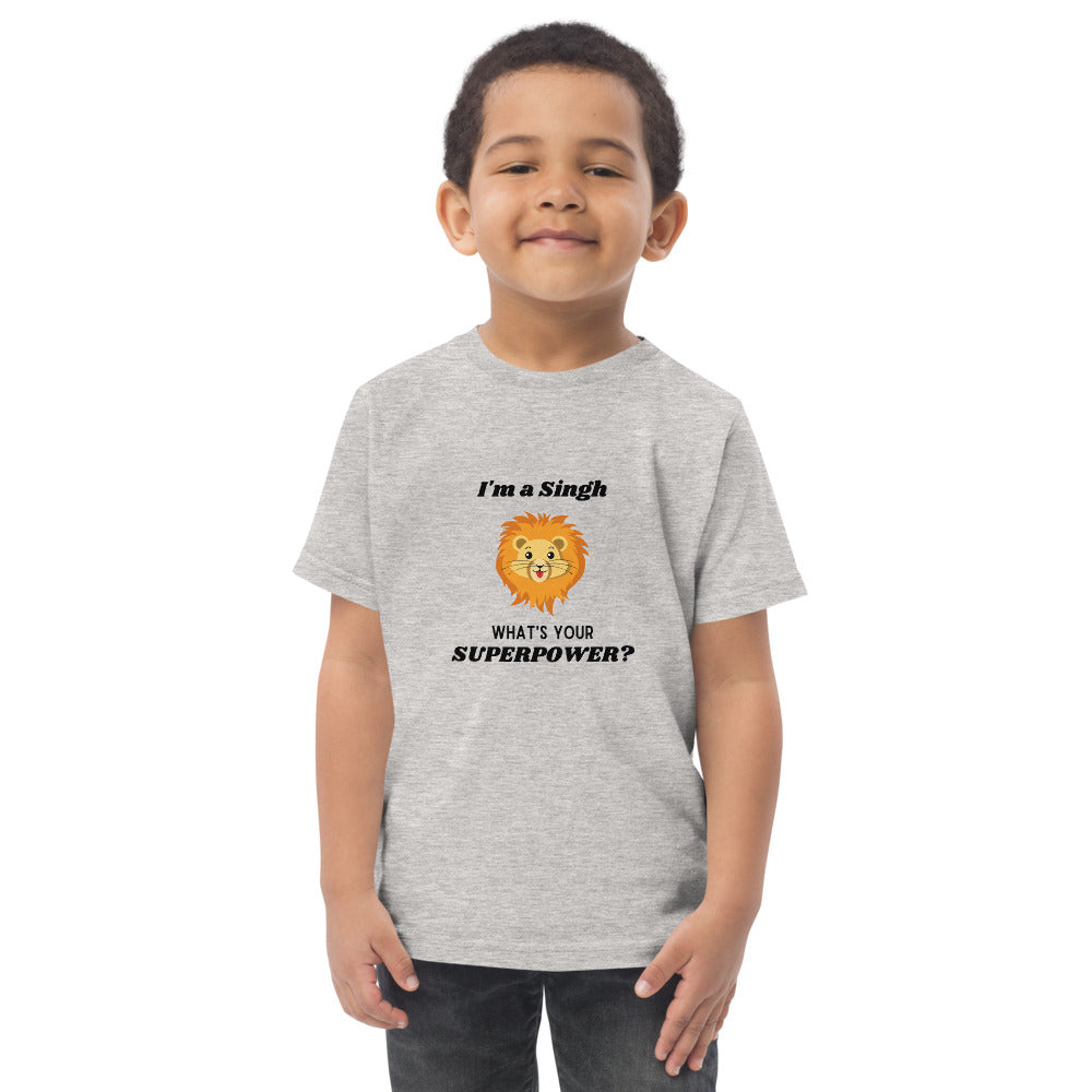 I'm a Singh Toddler Jersey T-shirt