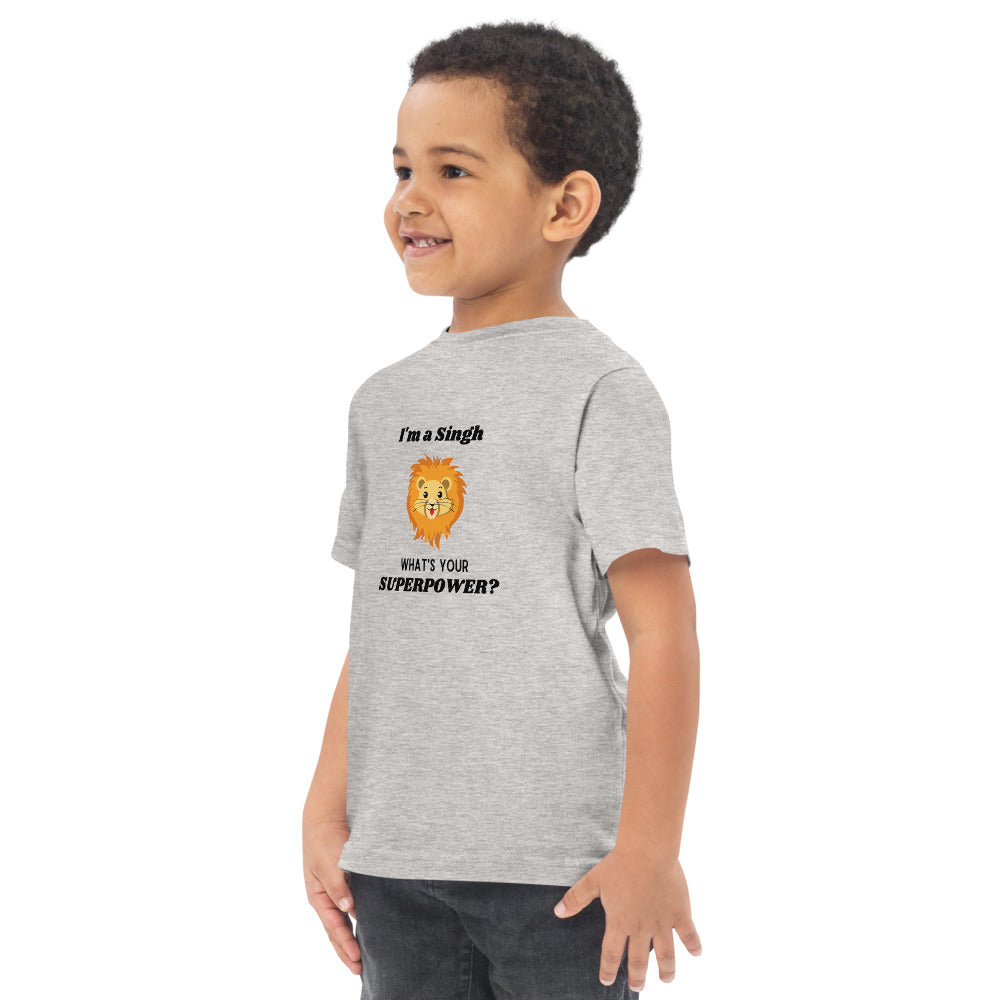 I'm a Singh Toddler Jersey T-shirt