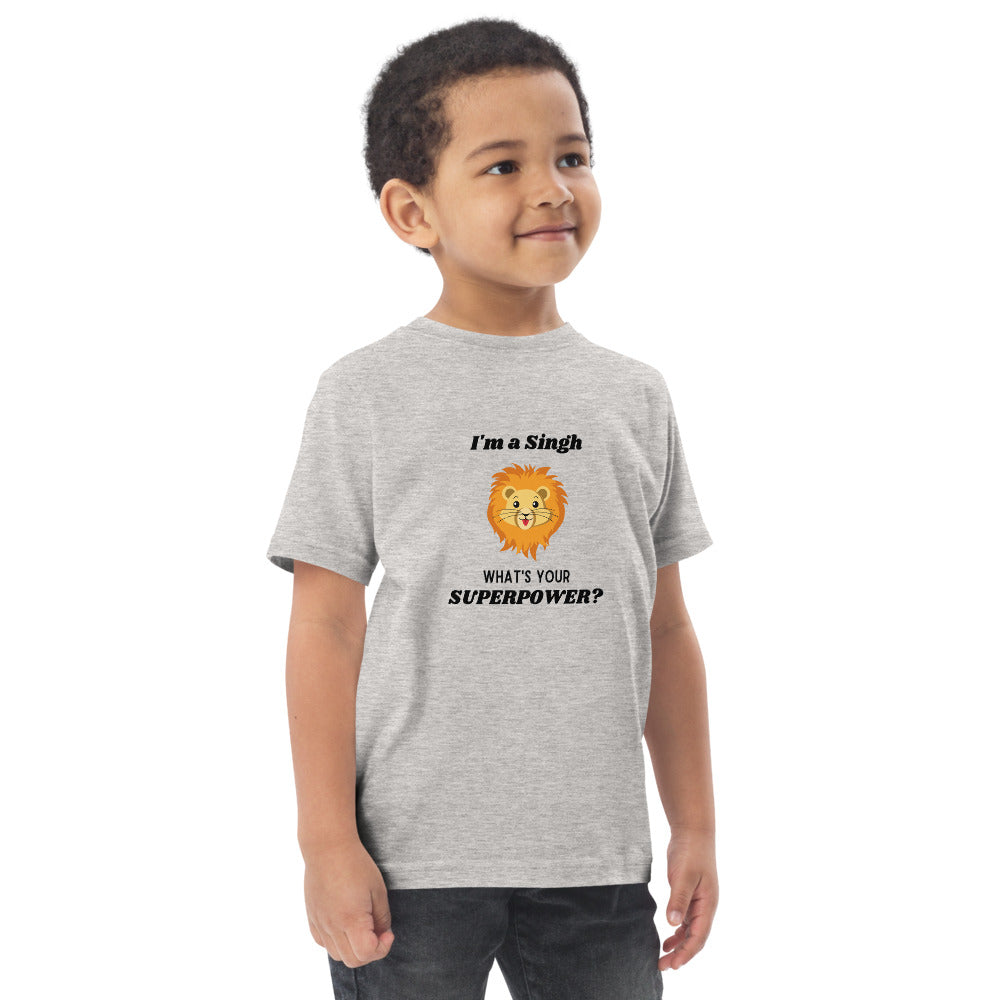 I'm a Singh Toddler Jersey T-shirt