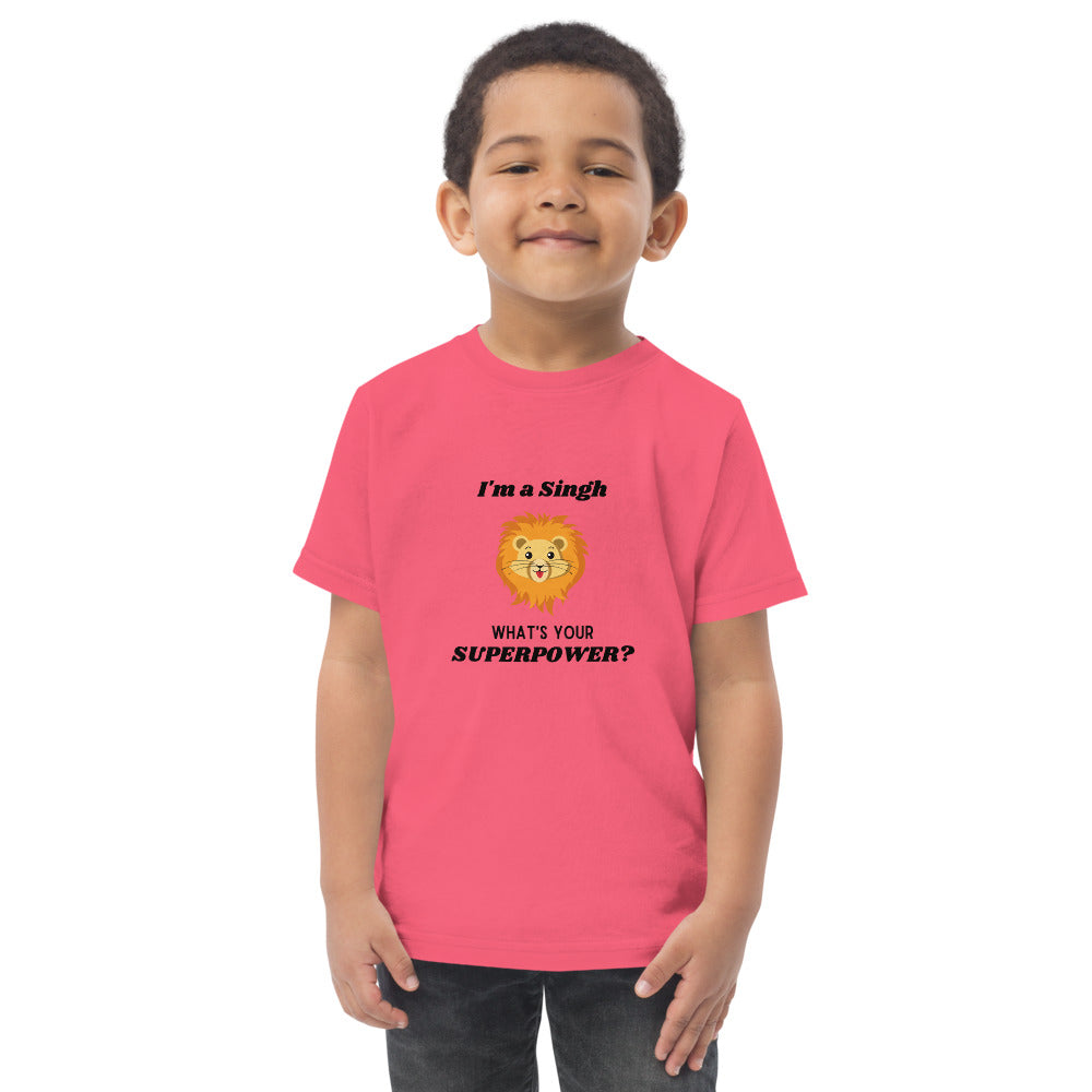 I'm a Singh Toddler Jersey T-shirt