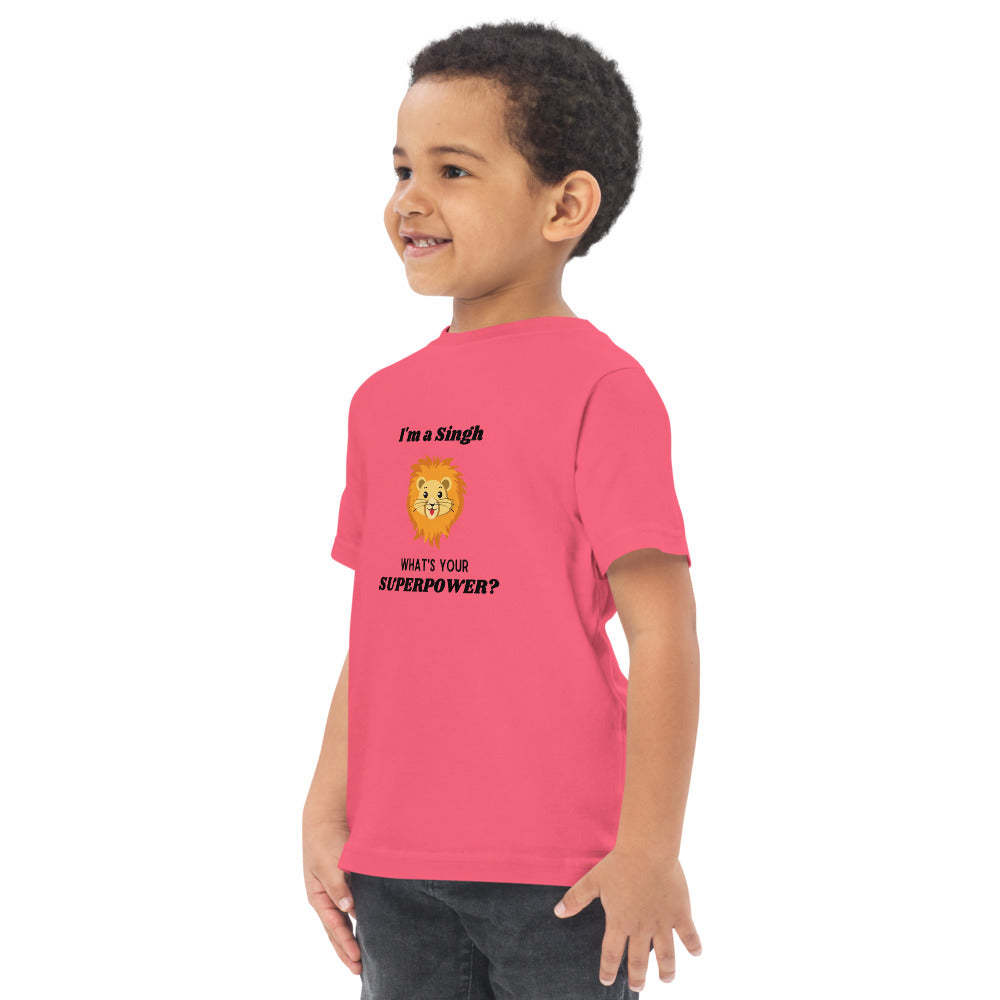 I'm a Singh Toddler Jersey T-shirt