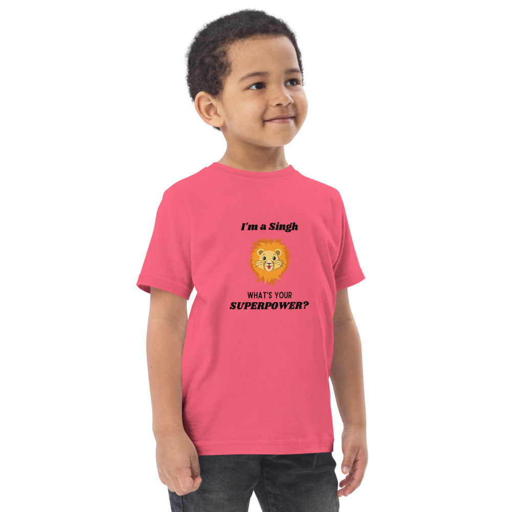 I'm a Singh Toddler Jersey T-shirt