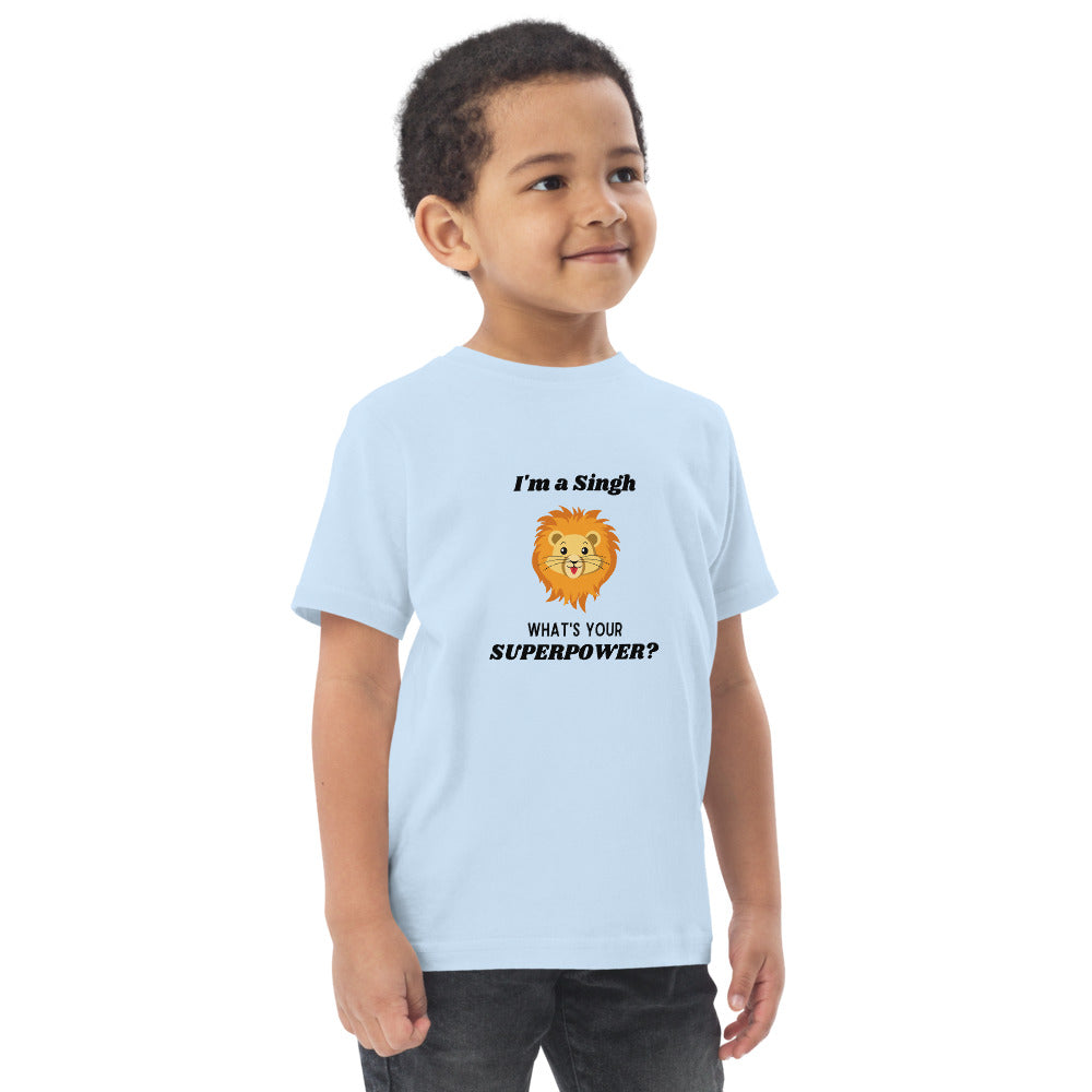 I'm a Singh Toddler Jersey T-shirt
