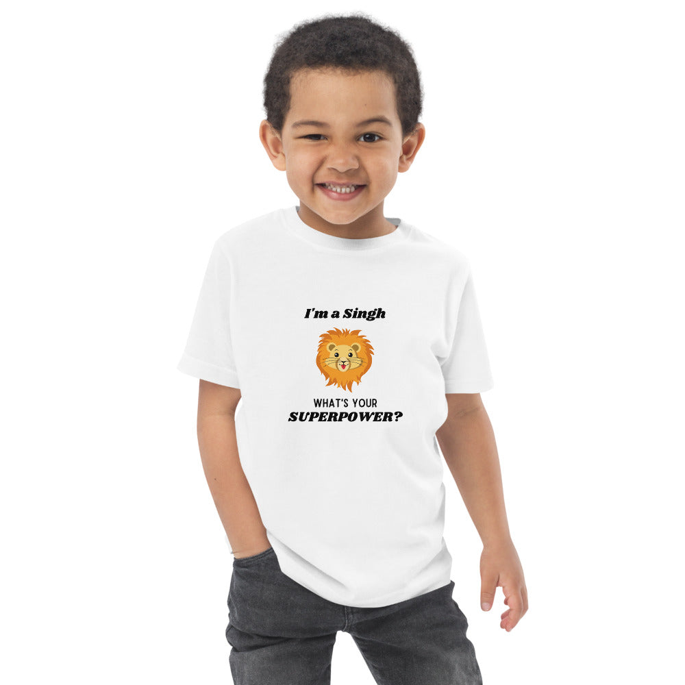 I'm a Singh Toddler Jersey T-shirt