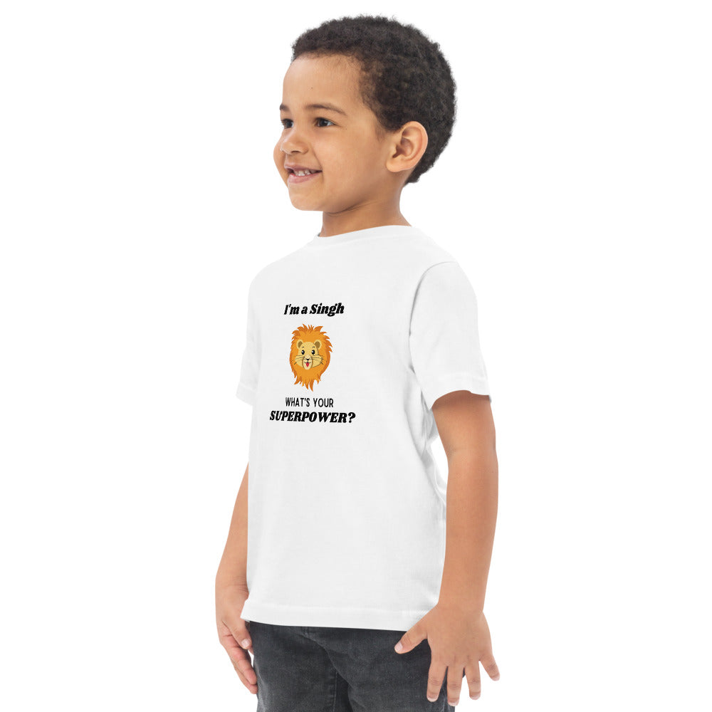 I'm a Singh Toddler Jersey T-shirt