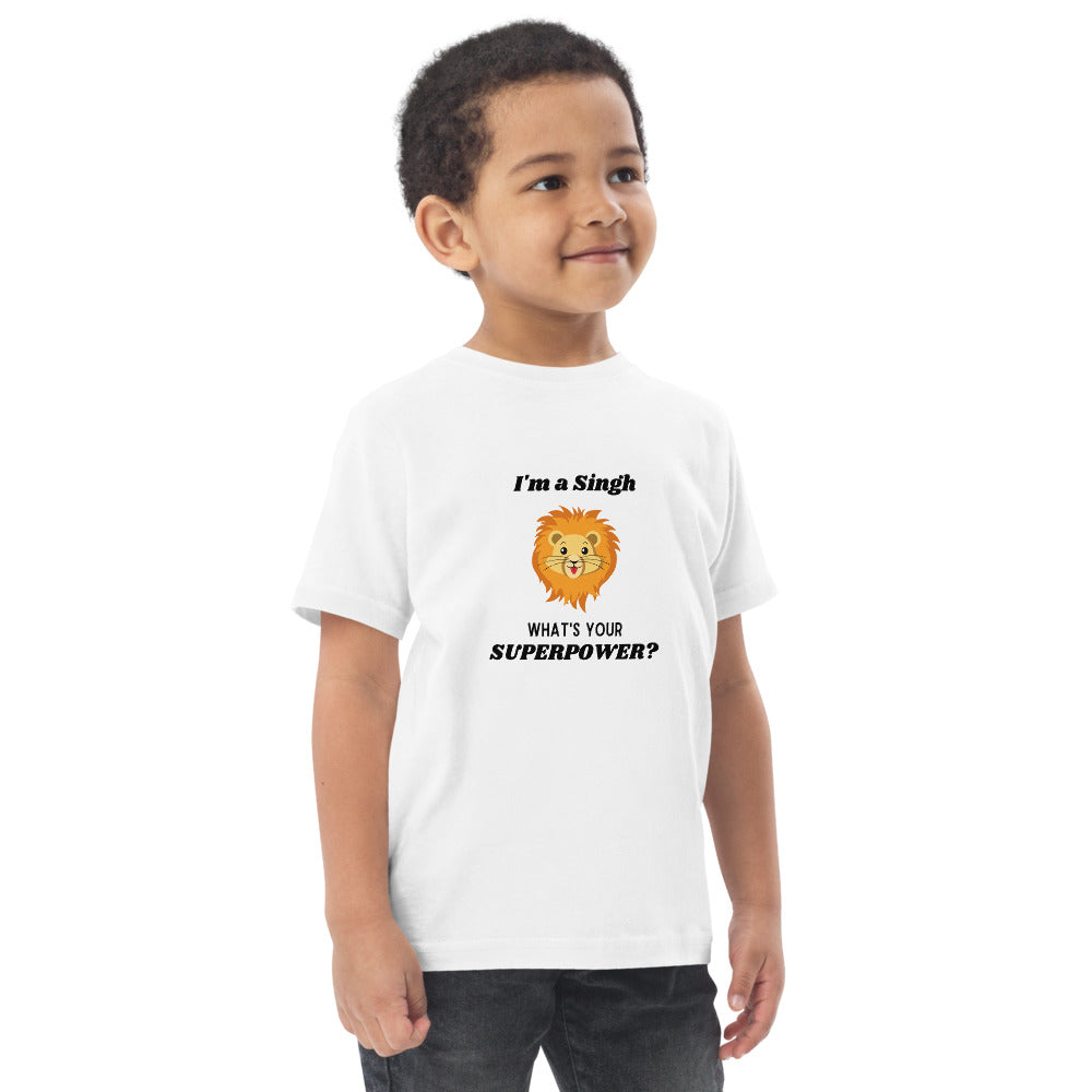 I'm a Singh Toddler Jersey T-shirt