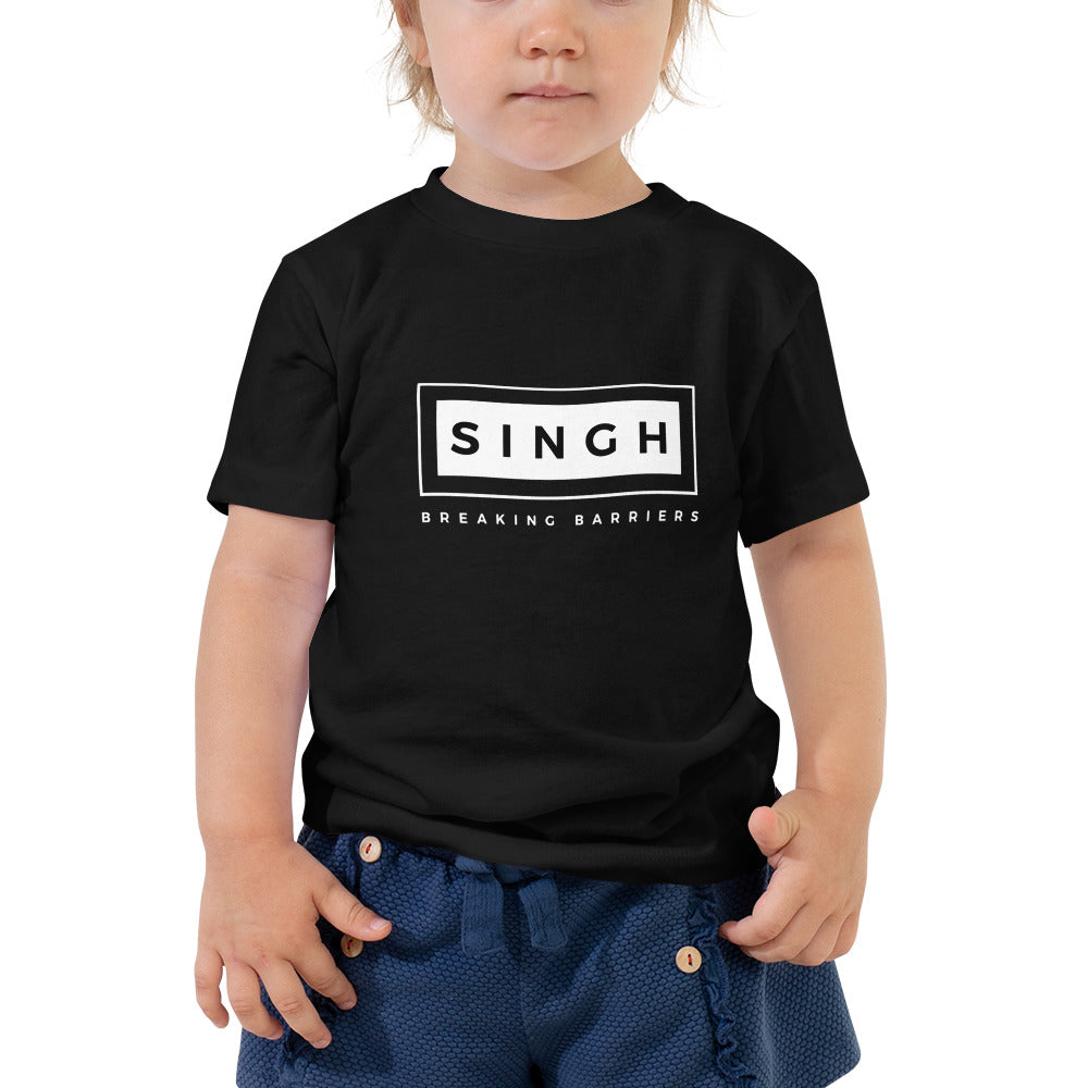 Singh Breaking Barriers Toddler Short Sleeve Tee
