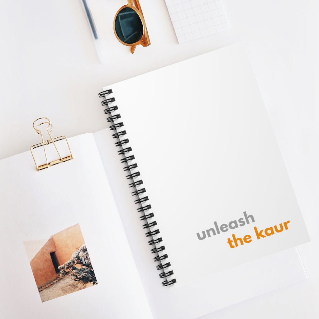 Unleash the Kaur Spiral Notebook - Ruled Line