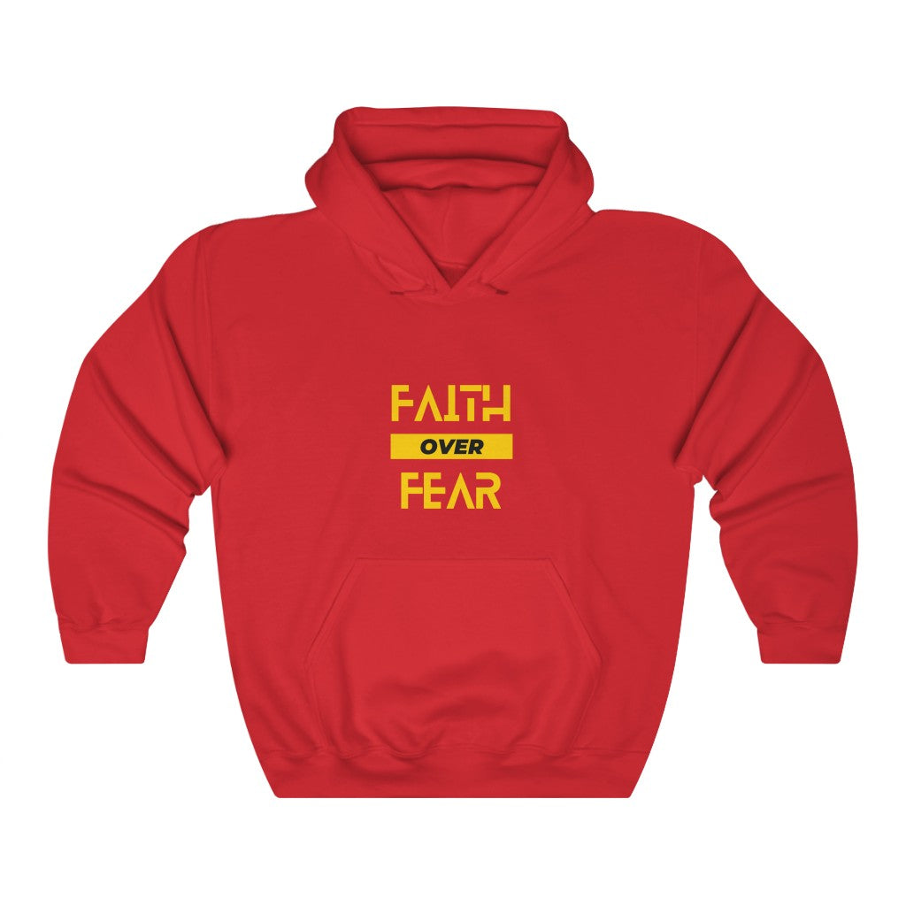 Faith over Fear - Unisex Hooded Sweatshirt