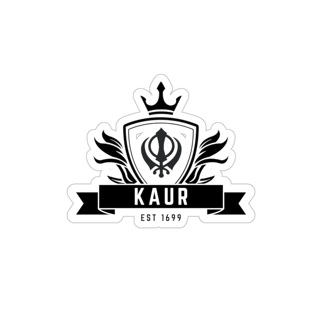 Kaur Since 1699 Transparent Outdoor Sticker, 1pcs