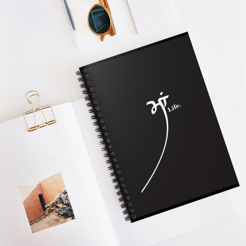 Maa Life Spiral Notebook - Ruled Line