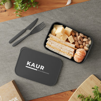 Kaur Bento Box with Band and Utensils