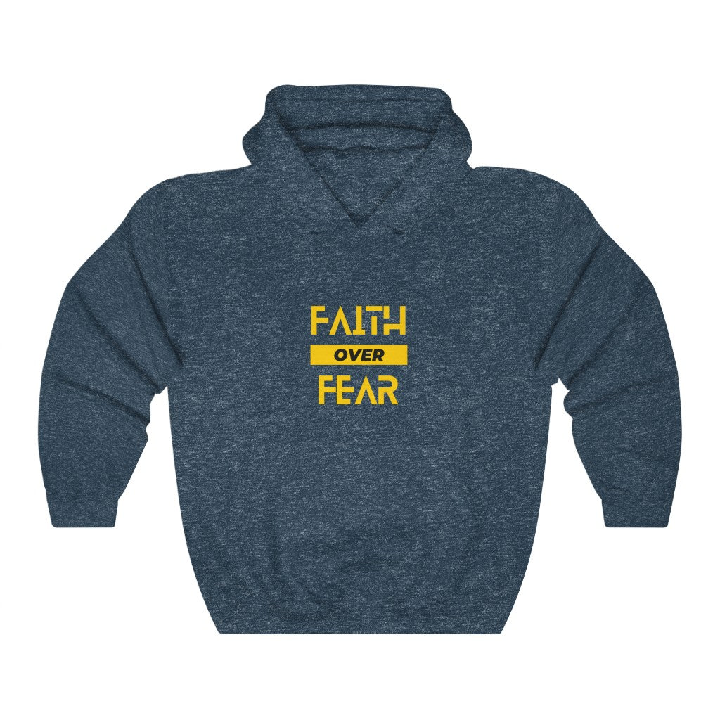 Faith over Fear - Unisex Hooded Sweatshirt