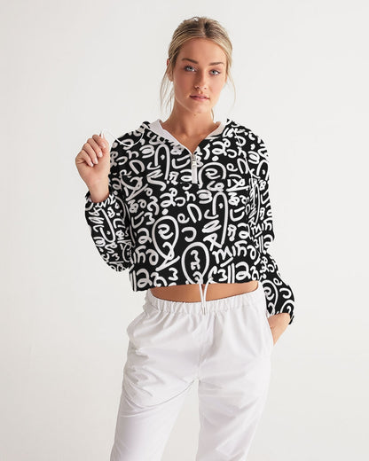 SIKHing |Seeking| Collection Women's Cropped Windbreaker