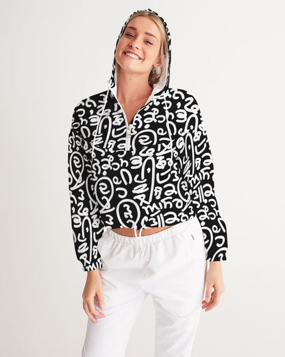 SIKHing |Seeking| Collection Women's Cropped Windbreaker