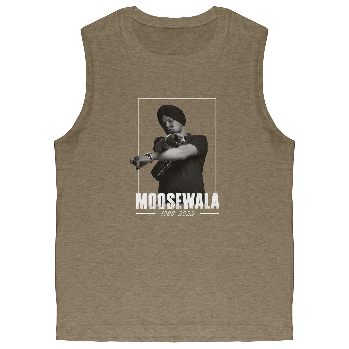 Sidhu Moosewala Muscle Tank Top for Men