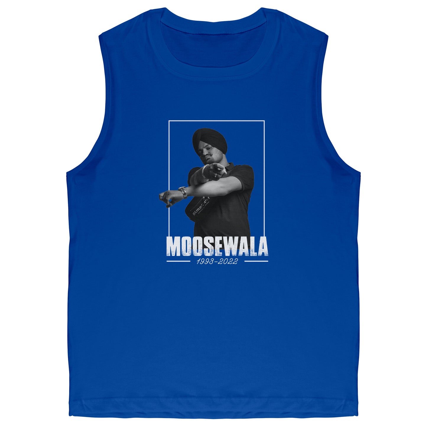 Sidhu Moosewala Muscle Tank Top for Men