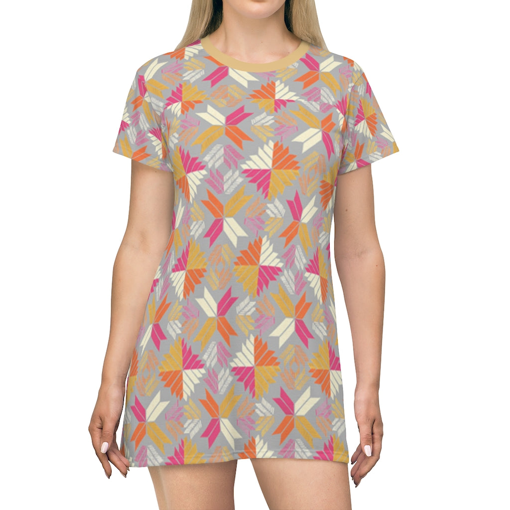 Phulkari Collection T-Shirt Dress