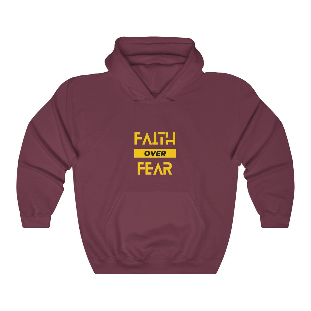 Faith over Fear - Unisex Hooded Sweatshirt