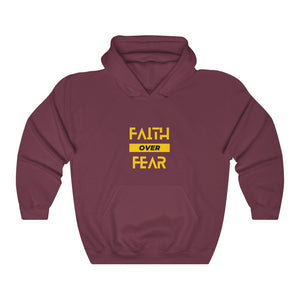 Faith over Fear - Unisex Hooded Sweatshirt