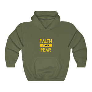 Faith over Fear - Unisex Hooded Sweatshirt