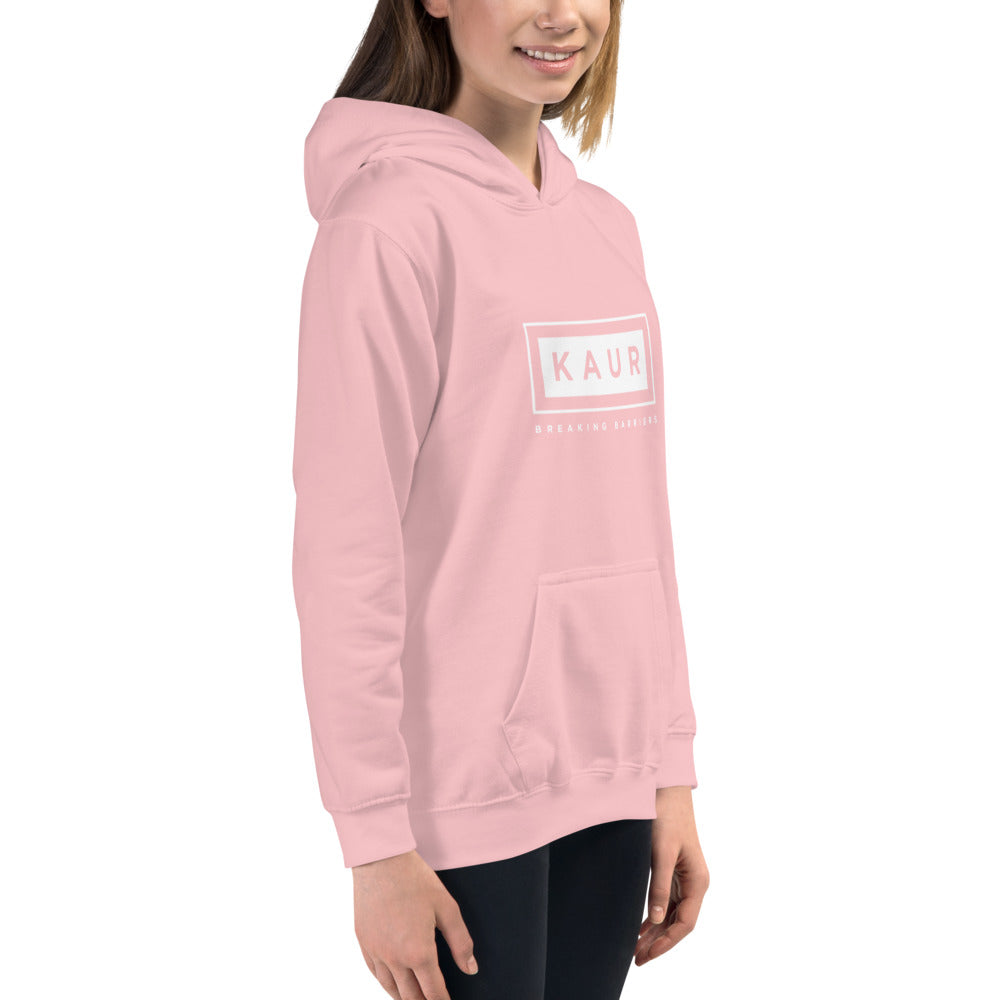 ▷ Urban kids hoodie - Light Pink / Marl Grey / 9/10 ▷ Branded Shop